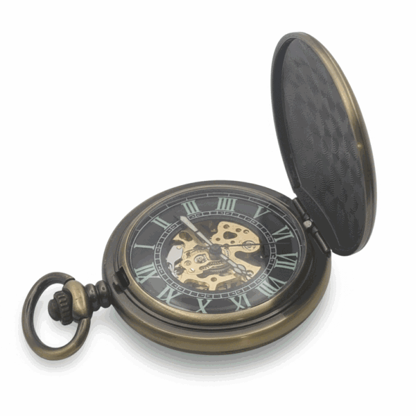 FAC-080-pocket-watch-4 Brass Hunter Pocket Watch | FOB & Co