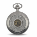 Silver Ringlets All Over Half Hunter Pocket Watch pocket watch