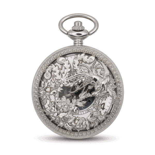 FAC-084-pocket-watch-1 Plant Life Half Hunter Pocket Watch pocket watch