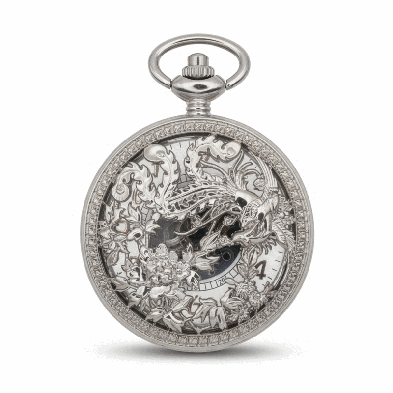 Plant Life Half Hunter Pocket Watch pocket watch