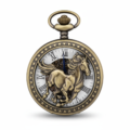 Racing Horse Half Hunter Pocket Watch pocket watch