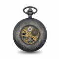 Black and Gold Dad Hunter Pocket Watch