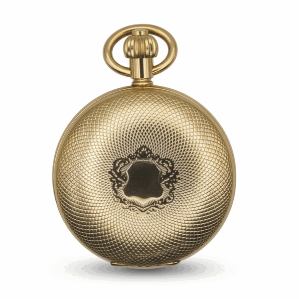Polished Gold Double Hunter Fob Watch pocket watch
