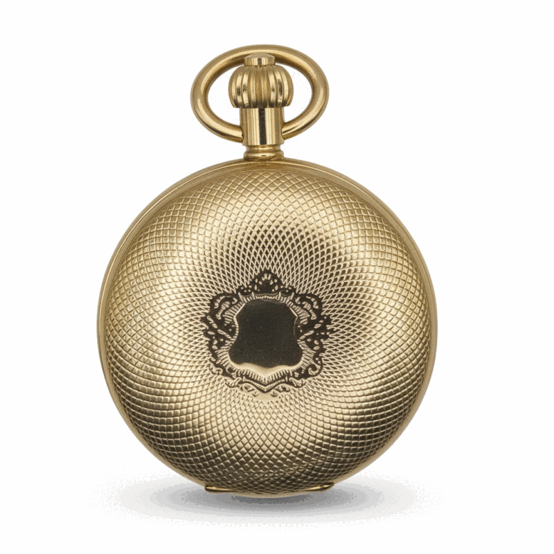 Polished Gold Double Hunter Fob Watch