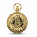 Gold Vintage Car Double Hunter Fob Watch pocket watch