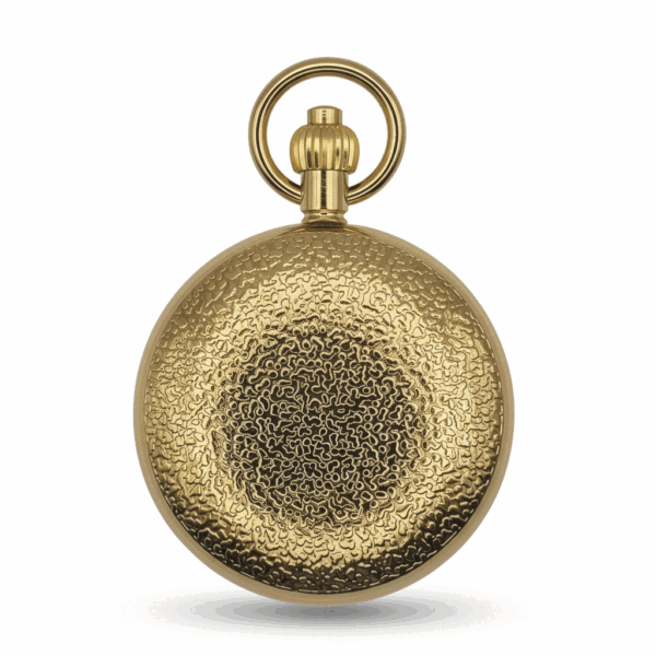 FAC-119-pocket-watch-2 Gold Vintage Car Double Hunter Fob Watch