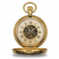 Gold Vintage Car Double Hunter Fob Watch