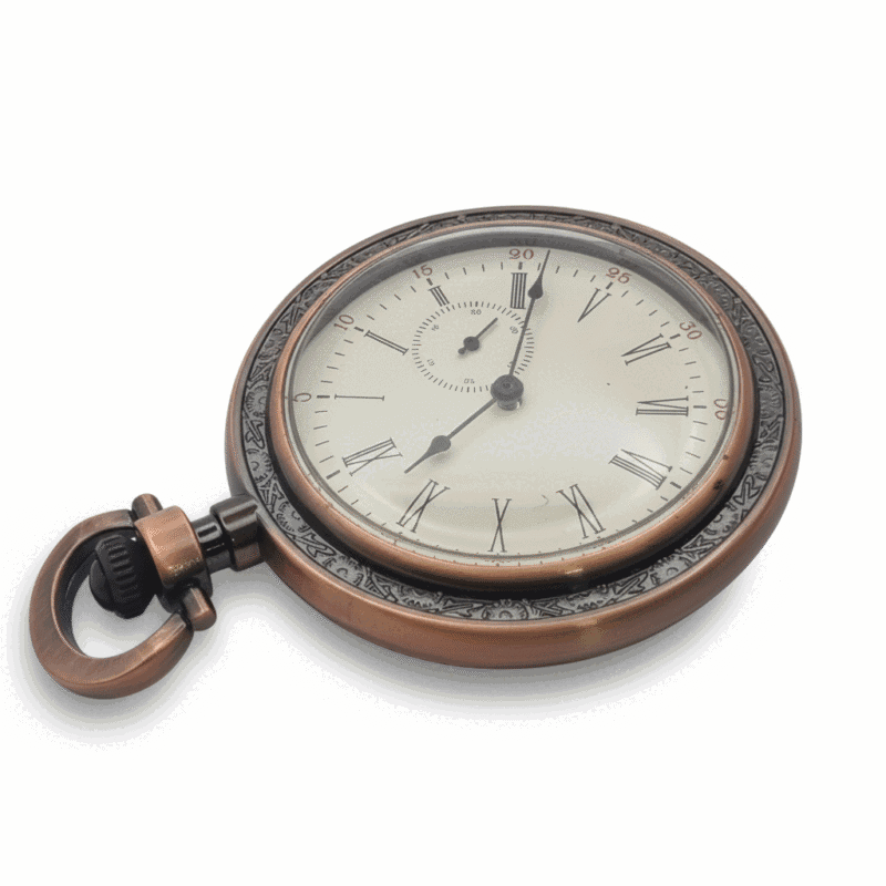 FAC-129-pocket-watch-3 Brass Victorian Open Face Pocket Watch