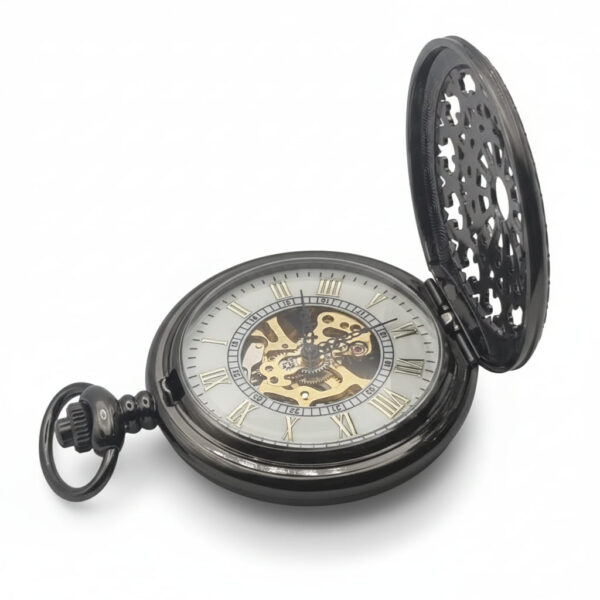 FAC142-pocket-watch-4 Black Pocket Watch