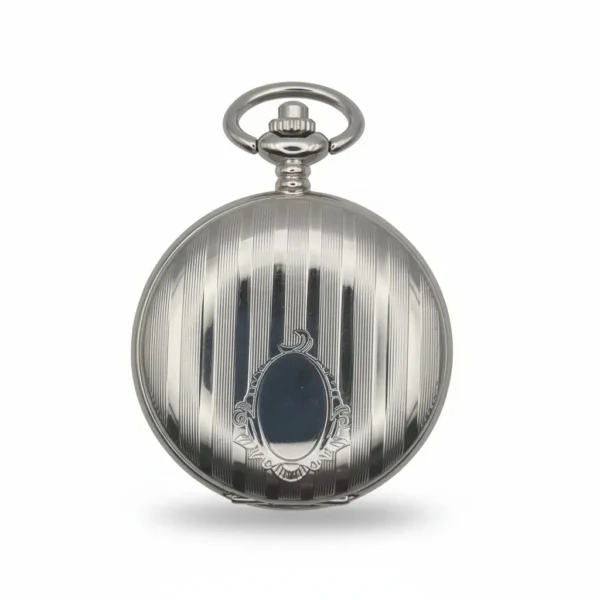 Silver Victorian Double Hunter Fob Watch pocket watch