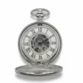 Silver Victorian Double Hunter Fob Watch