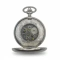 Silver Victorian Double Hunter Fob Watch
