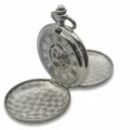 Silver Victorian Double Hunter Fob Watch
