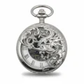 Dragon Symbol Half Hunter Pocket Watch pocket watch