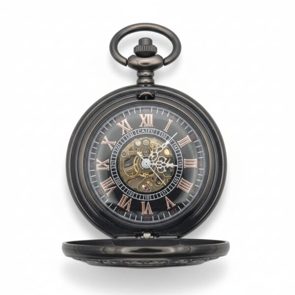 FAC177-pocket-watch-3 Black Pocket Watch