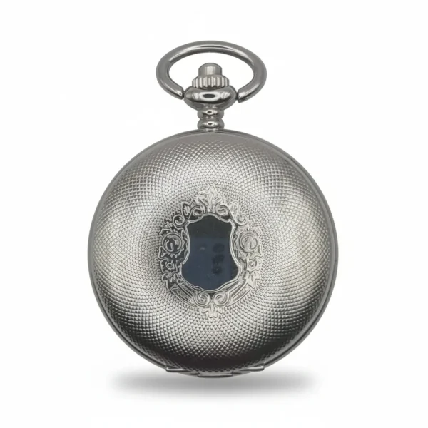 FAC181-pocket-watch-1 Polished Silver Hunter Fob Watch pocket watch