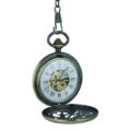 Audubon Gold-Tone Two-Sided Pocket Watch
