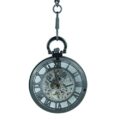 Mountbatten Gunmetal Tone Pocket Watch