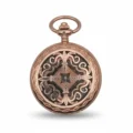 Classic Rose Gold & Black Pocket Watch pocket watch