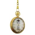 Classic Glossy Gold Pocket Watch