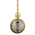 Classic Glossy Gold Pocket Watch