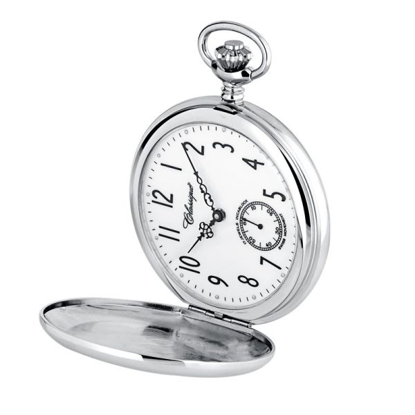 40-56W NUM-800x800 Gents 51mm Rhodium Plated Swiss Made Mechanical Pocket Watch