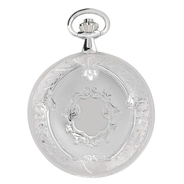 42-09W-800x800 Gents 49mm Rhodium Plated Swiss Quartz Pocket Watch