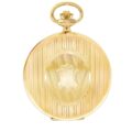 18ct. Solid Gold 51mm Mechanical Skeleton Swiss Movement Pocket Watch