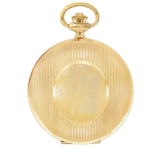 42-100-18ct Back-800x800 18ct. Solid Gold 51mm Mechanical Skeleton Swiss Movement Pocket Watch