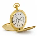 18ct. Solid Gold 51mm Mechanical Skeleton Swiss Movement Plain Pocket Watch