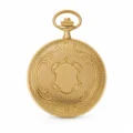 Gents 41mm Gold Plated Swiss Quartz Pocket Watch