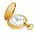 Gents 41mm Gold Plated Swiss Quartz Pocket Watch