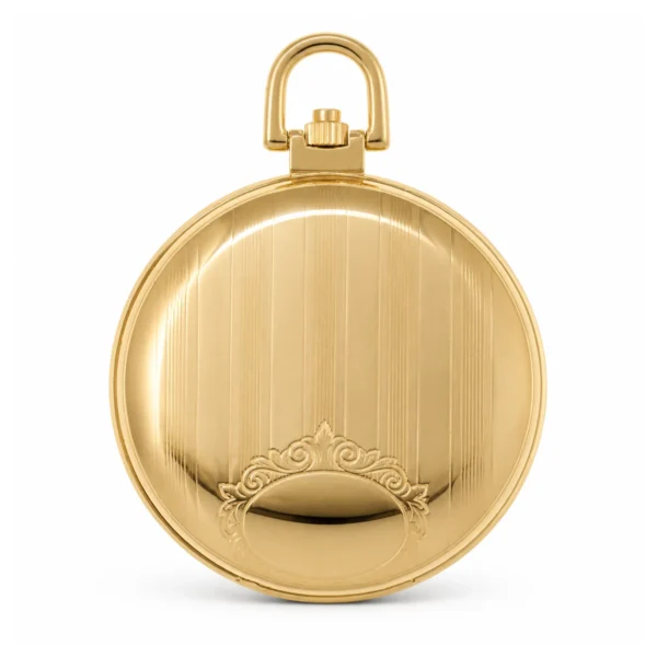 Gents 41mm Gold Plated Swiss Quartz Pocket Watch - image 1 Gents 41mm Gold Plated Swiss Quartz Pocket Watch