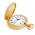 Gents 41mm Gold Plated Swiss Quartz Pocket Watch