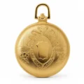 Gents 41mm Gold Plated Swiss Quartz Pocket Watch