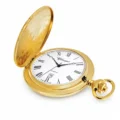 Gents 41mm Gold Plated Swiss Quartz Pocket Watch