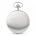 Gents 44mm Sterling Silver Swiss Quartz Pocket Watch