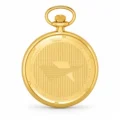 Gents 48mm Gold Plated Open Face Swiss Quartz Pocket Watch