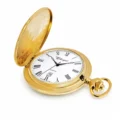 Gents 48mm Gold Plated Stainless Steel Swiss Quartz Pocket Watch