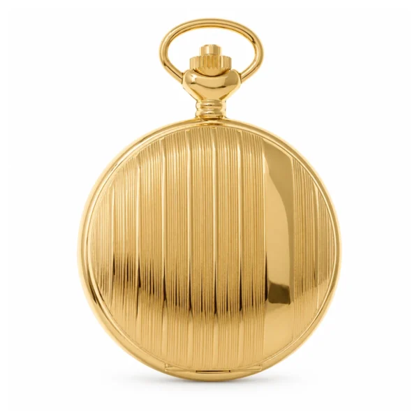 Gents 48mm Gold Plated Swiss Quartz Pocket Watch - image 1 Gents 48mm Gold Plated Swiss Quartz Pocket Watch