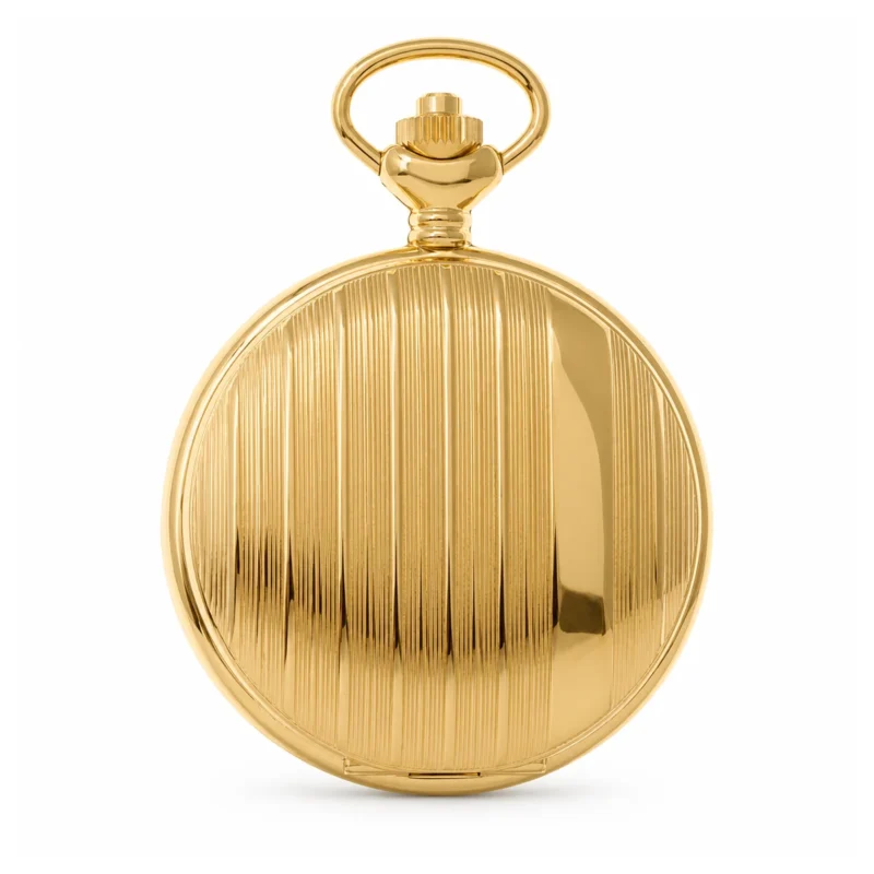 Gents 48mm Gold Plated Swiss Quartz Pocket Watch