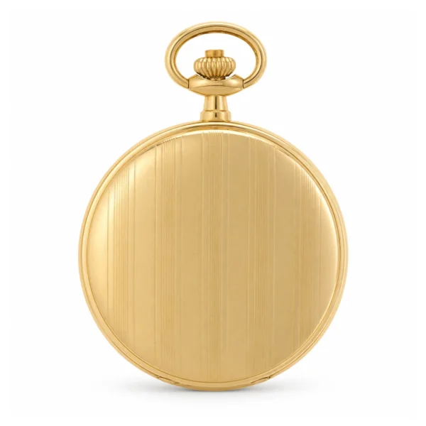Gents 48mm Gold Plated Swiss Quartz Pocket Watch - image 2 Gents 48mm Gold Plated Swiss Quartz Pocket Watch