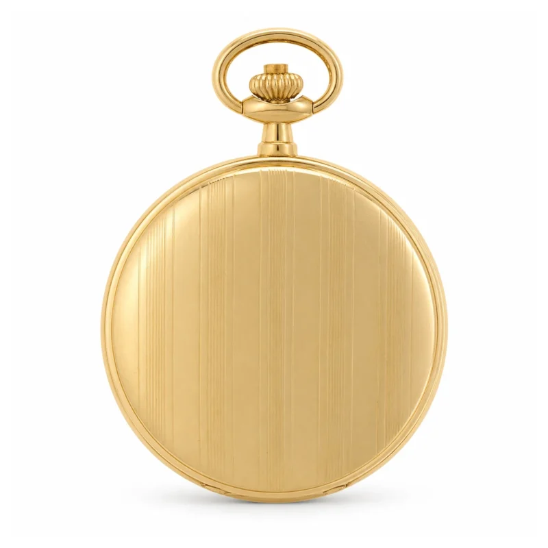 Gents 48mm Gold Plated Swiss Quartz Pocket Watch – image 2 Gents 48mm Gold Plated Swiss Quartz Pocket Watch