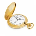 Gents 48mm Gold Plated Swiss Quartz Pocket Watch