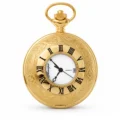 Gents 48mm Gold Plated Swiss Quartz Pocket Watch