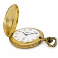 Gents 48mm Pewter Antique Gold Plated "Deer" Swiss Quartz Pocket Watch