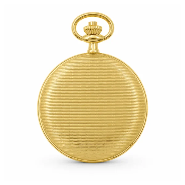 Gents 41mm Gold Plated Swiss Quartz Pocket Watch