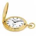 Gents 41mm Gold Plated Swiss Quartz Pocket Watch