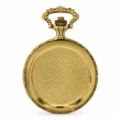 Gents 48mm Pewter Antique Two Tone Gold Plated "No.1 Dad" Swiss Quartz Pocket Watch