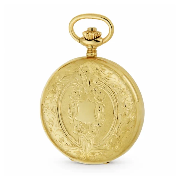 Gents 49mm 18ct. Solid Gold Swiss Made Pocket Watch - image 1 Gents 49mm 18ct. Solid Gold Swiss Made Pocket Watch